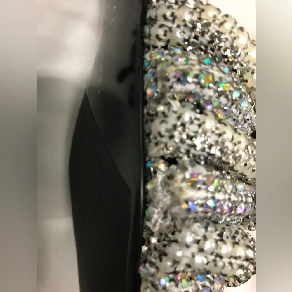 ZARA Gem Rhinestone Slides - Picture 4 of 9